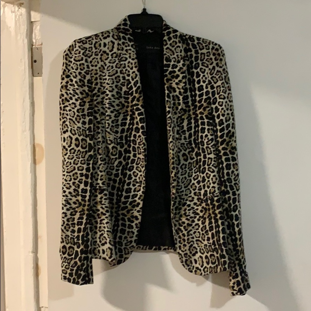 Cheetah Zara blazer